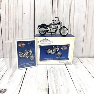 Hallmark Harley Davidson Christmas Ornament 2000 Softail Deuce Motorcycle 2005